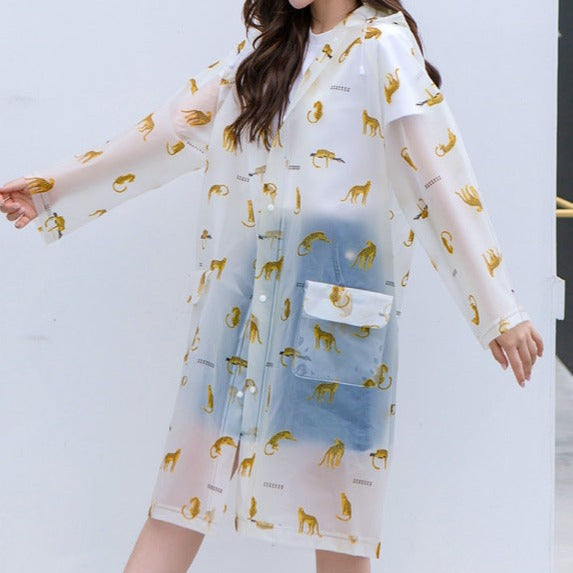 レインコート レディース かわいい おしゃれ柄 おしゃれレディース 完全防水 耐水