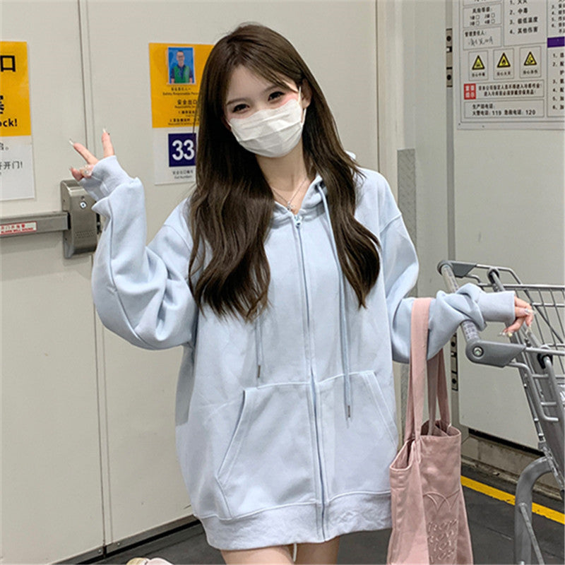 ジップアップ パーカー レディース 春夏 薄手 フード付き 羽織 カーディガン風 軽やか 通気性 冷房対策 きれいめ ライトグレー M