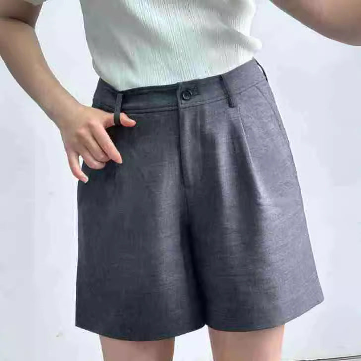 レディース ボトムス ショートパンツ 夏 カジュアル スーツパンツ ２カラー
