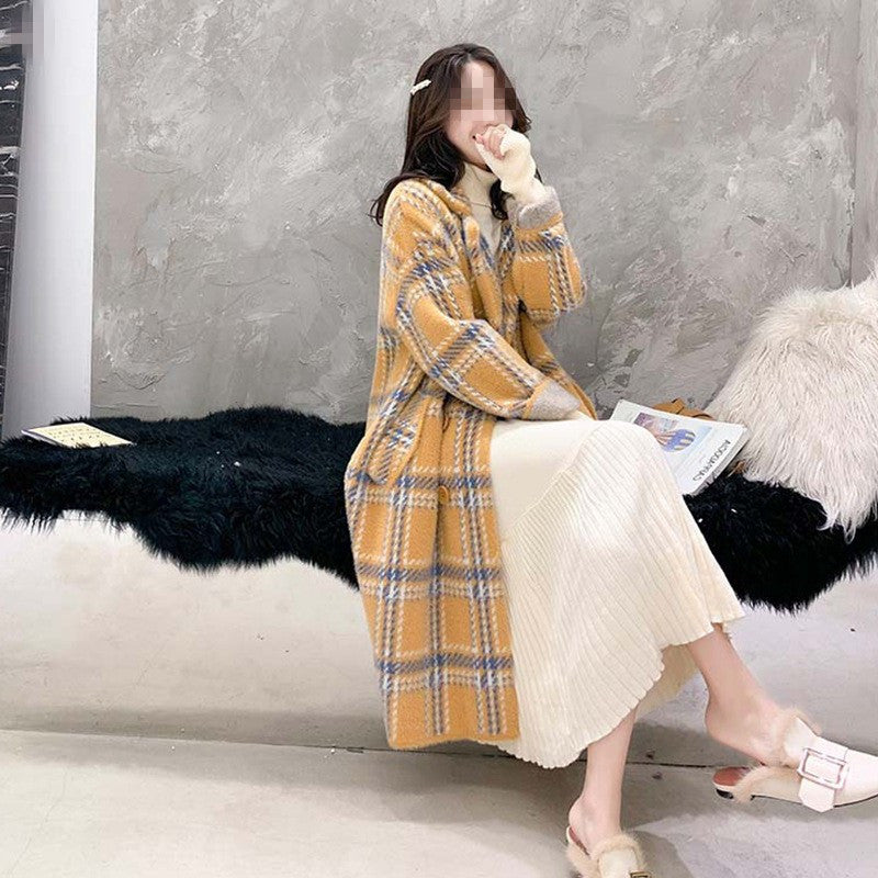イミテーションミンクフリースコート ニューレディースニットセーターミドル丈プラスサイズミンクファールーズカーディガンジャケットレディース